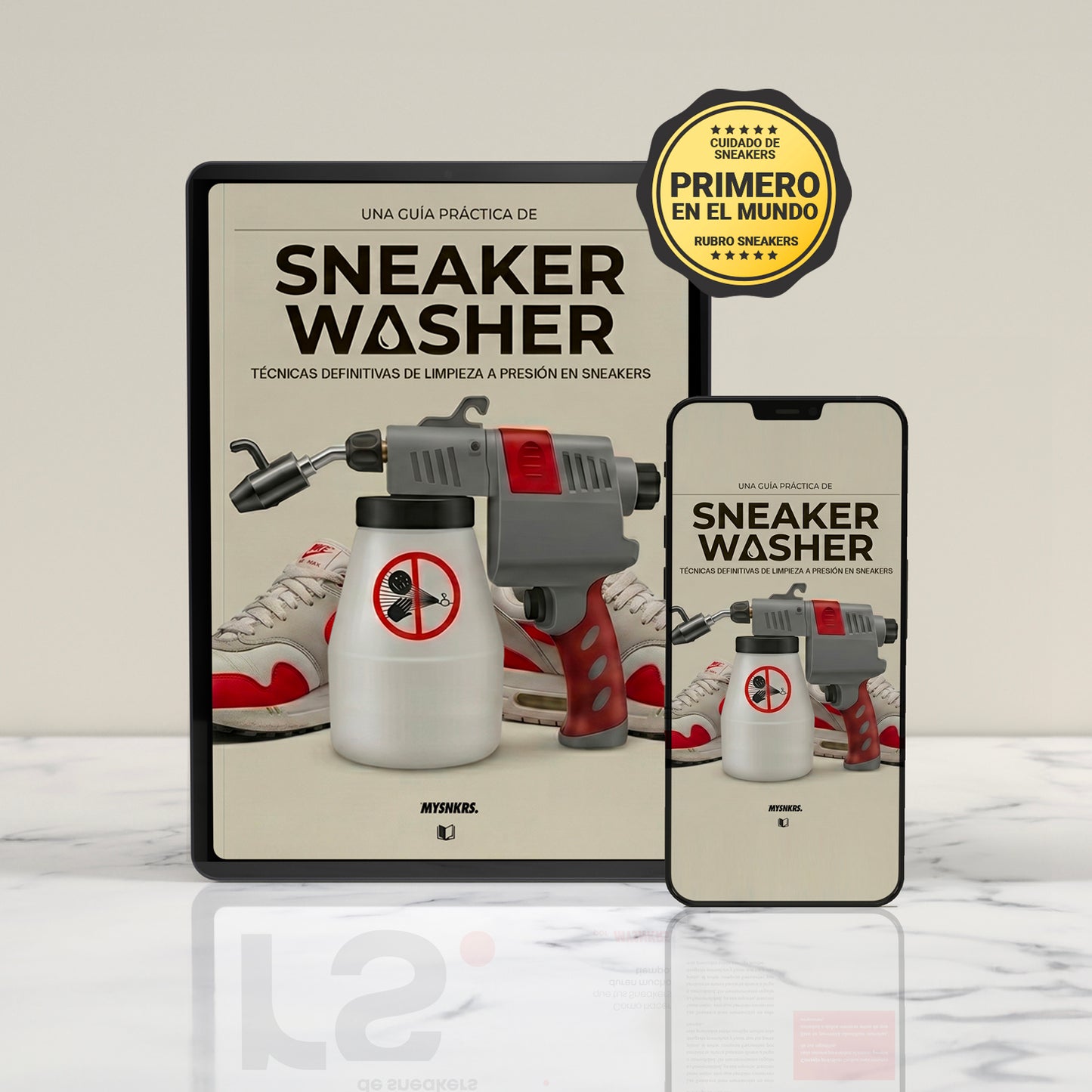 PREVENTA - E-Book "Sneaker Washer" Limpieza a Presión
