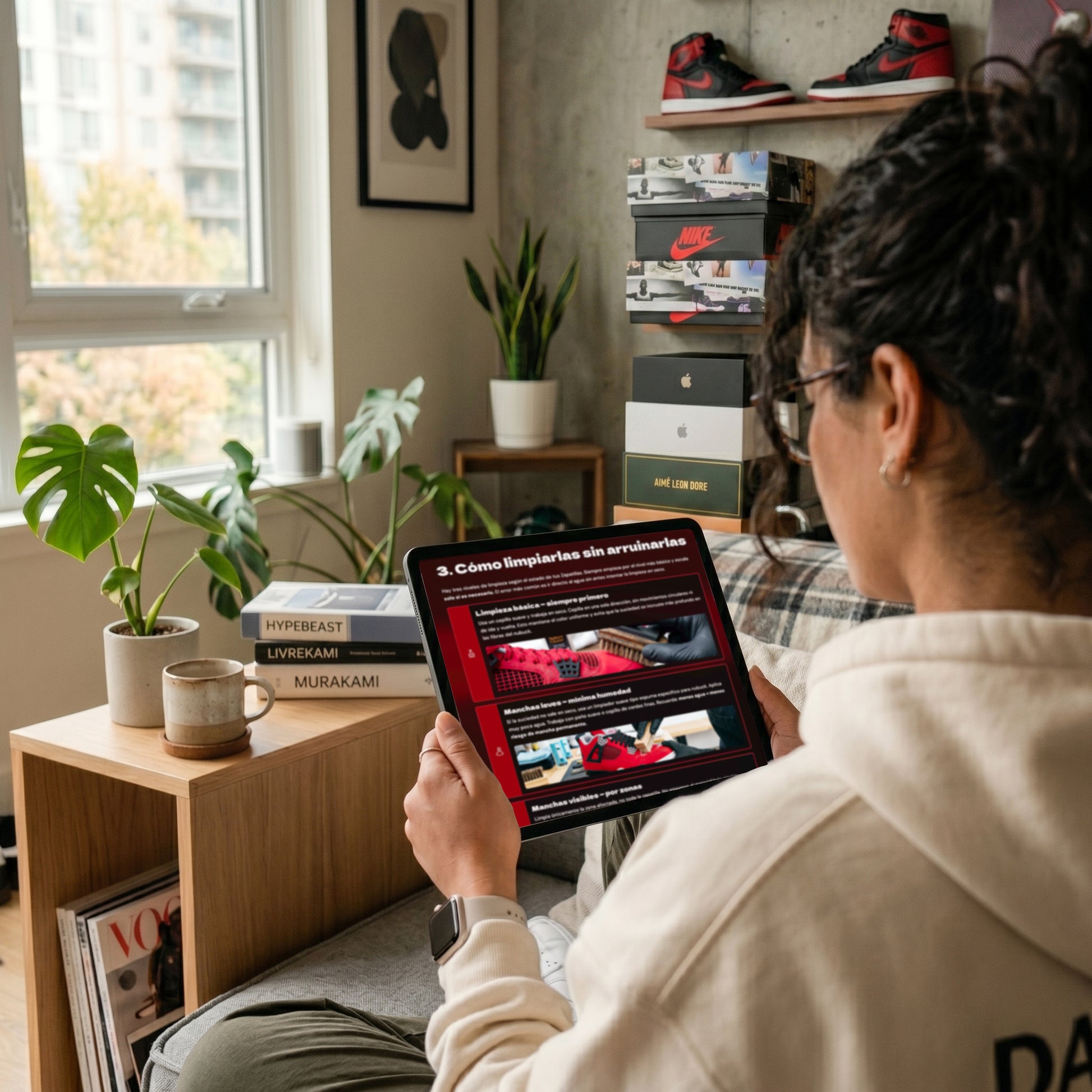 PDF de cuidado y limpieza para zapatillas Jordan 4 Toro Bravo