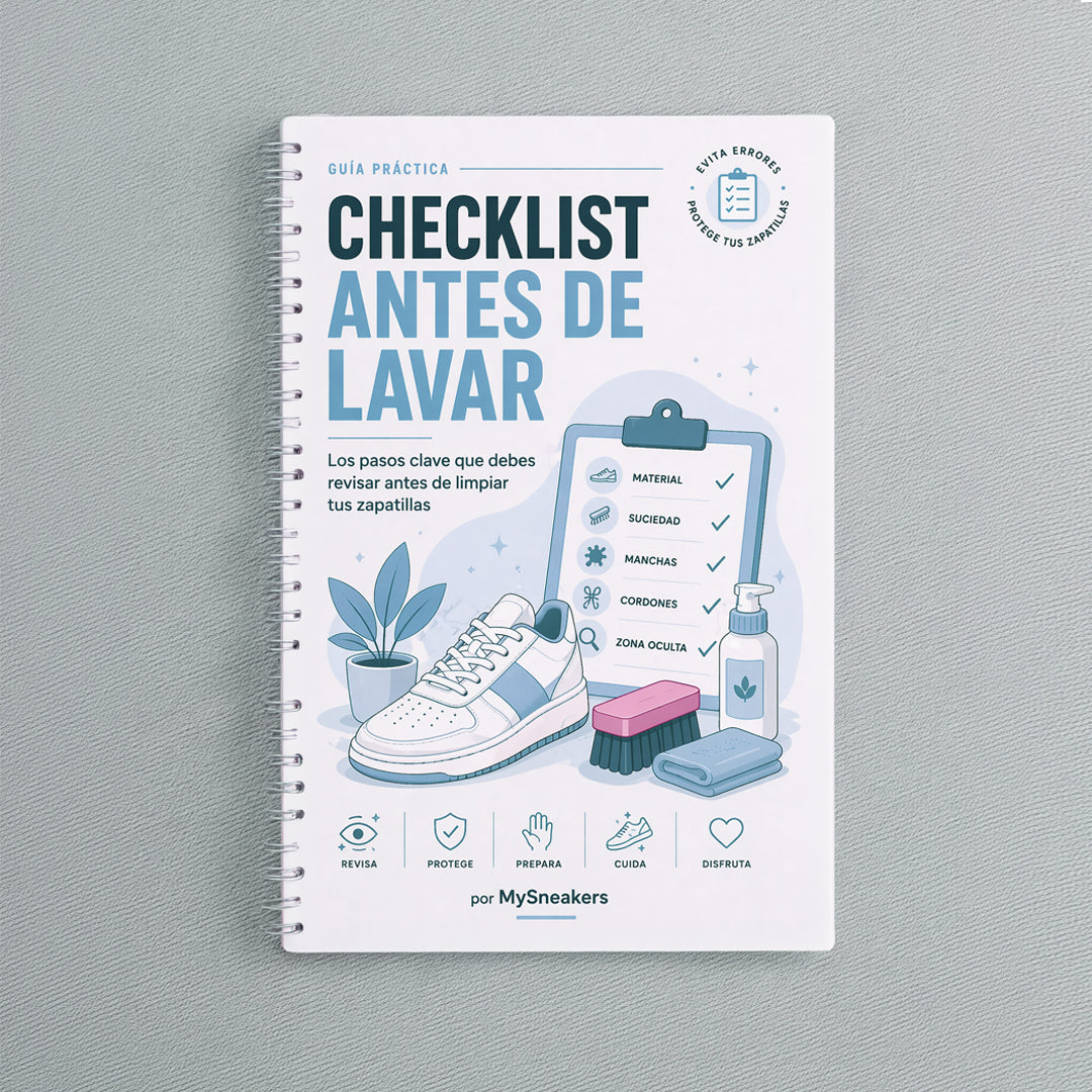 Checklist antes de limpiar tus zapatillas en PDF