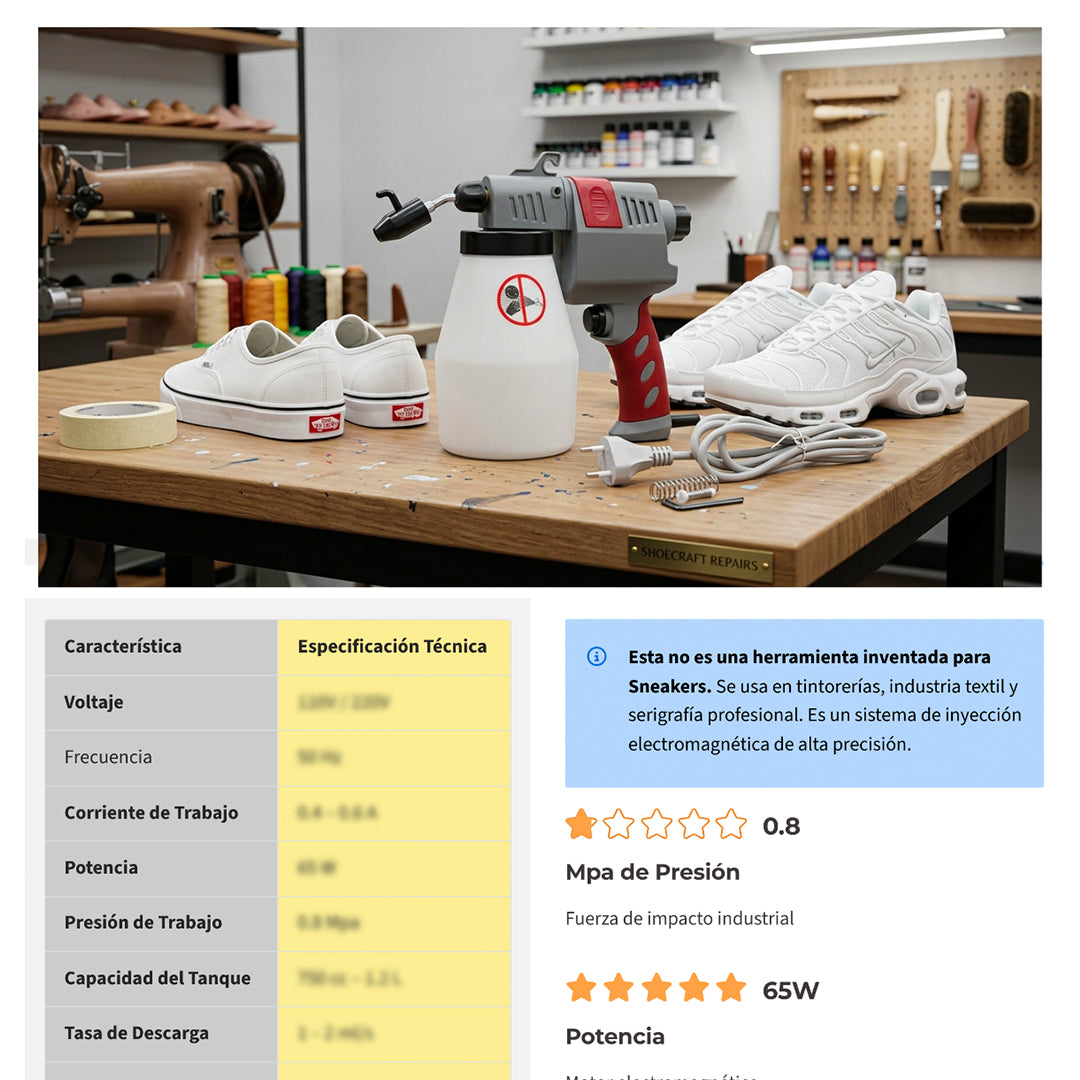 E-Book Sneaker Washer — Guía de Limpieza a Presión para Zapatillas