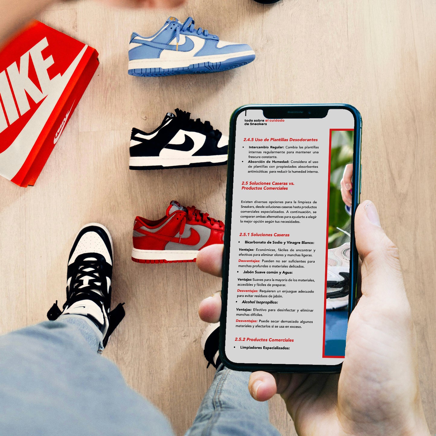 E-Book "Todo Sobre el Cuidado de Sneakers"