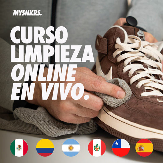 Curso Limpieza Zapatillas - En Vivo Online