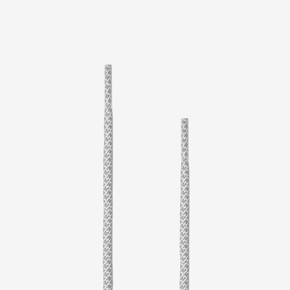 Cordones Redondos YEEZY 350 – Reflectantes Blanco - 1.20