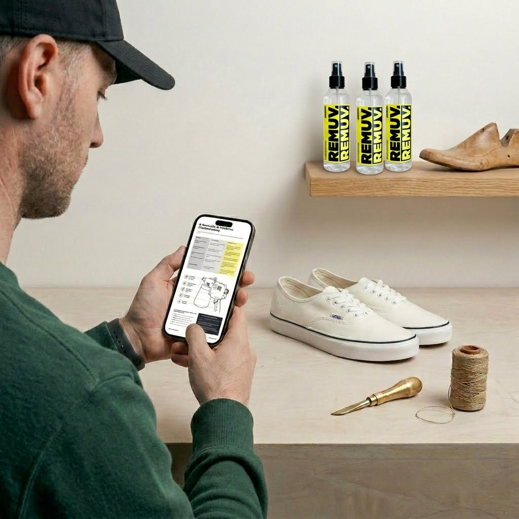 E-Book Sneaker Washer — Guía de Limpieza a Presión para Zapatillas