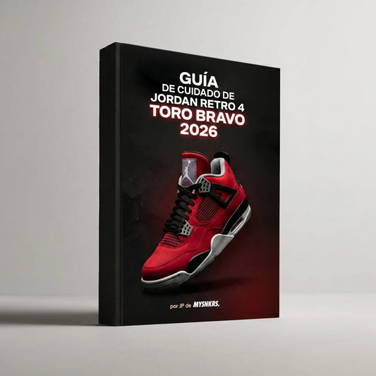 Guía PDF cómo cuidar las Jordan 4 Toro Bravo 2026
