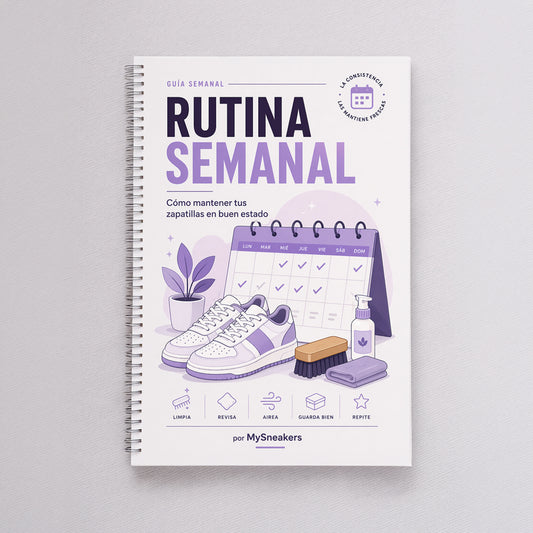 Rutina semanal para cuidar tus zapatillas en PDF