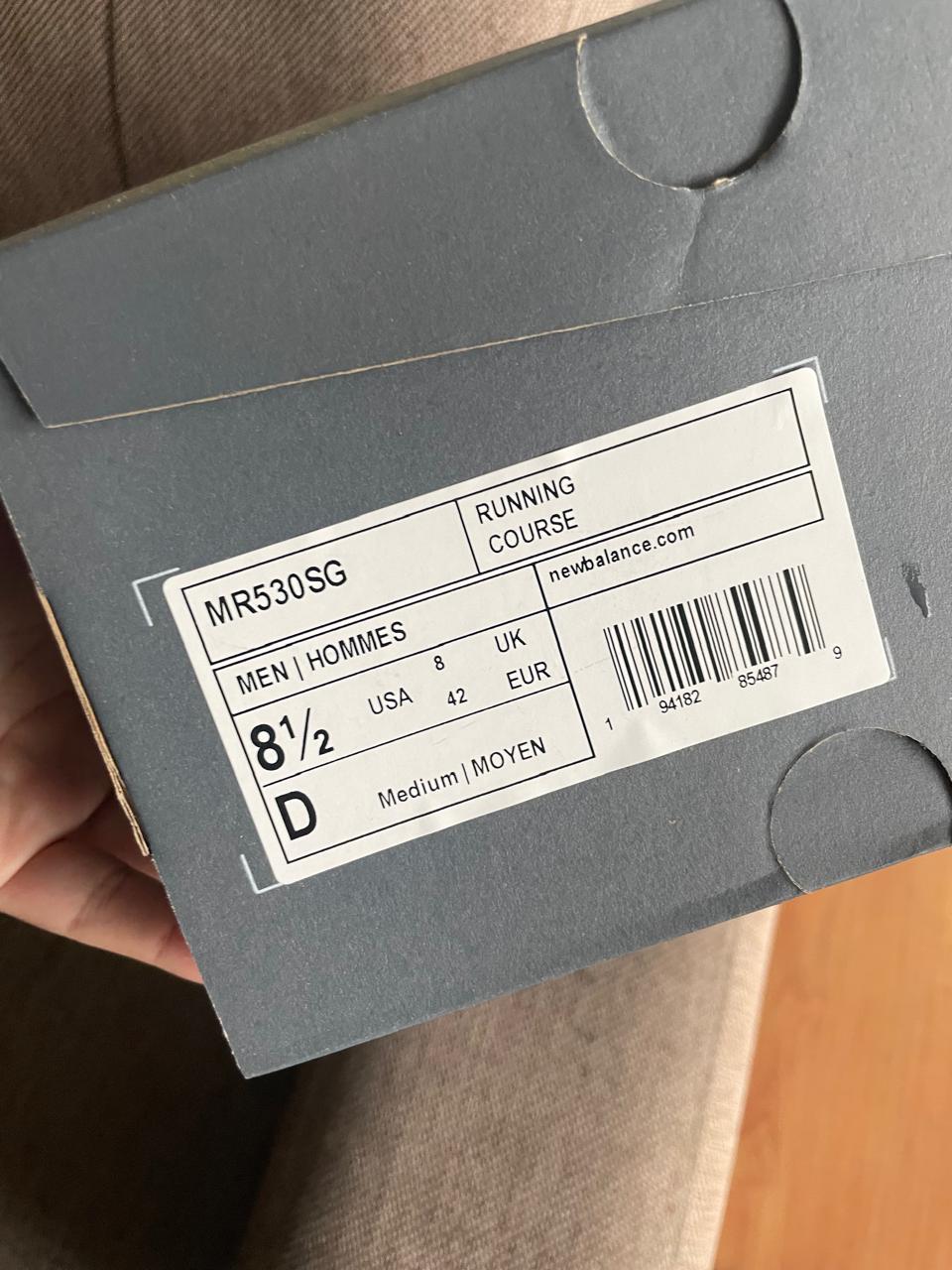 New Balance 530 Nuevas | Oferta Outlet Chile | Talla 8.5