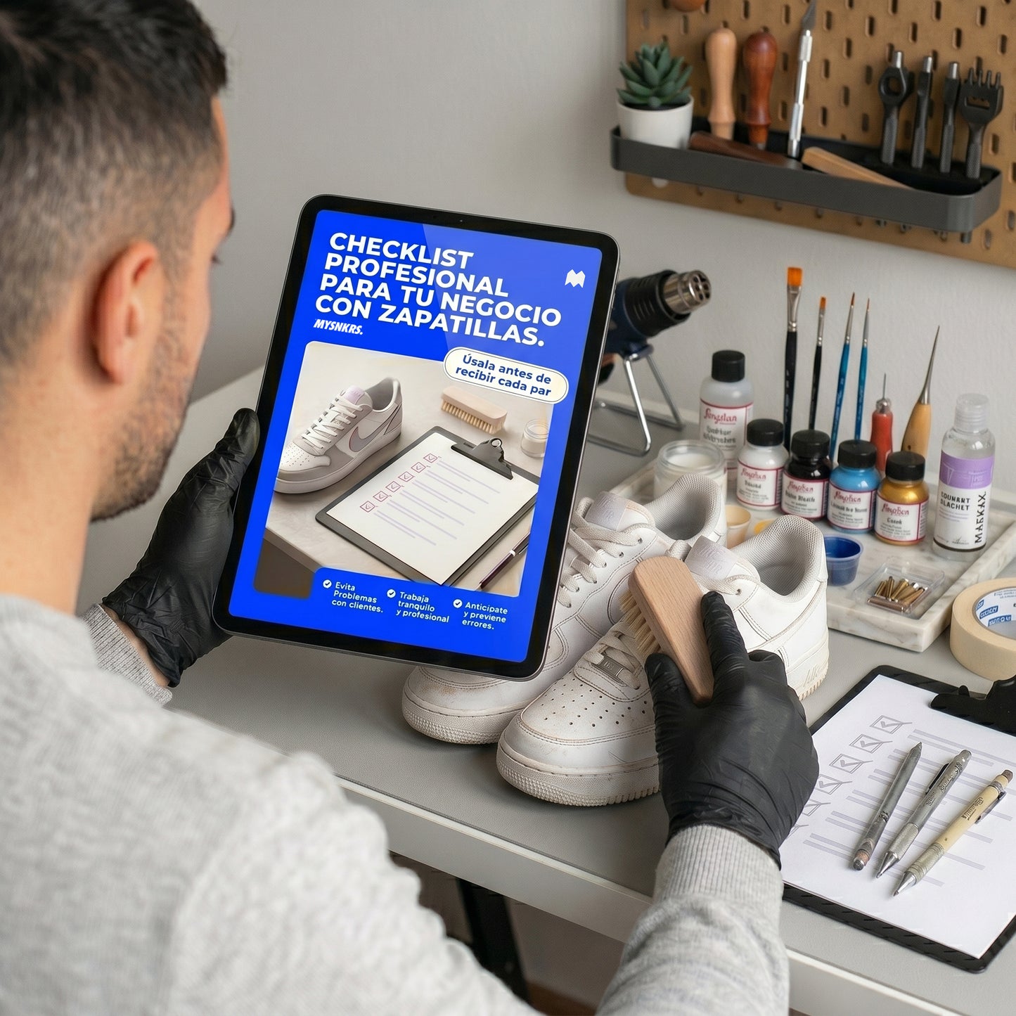 Ebook Pack Emprendedor Sneaker — Guías y Plantillas para Negocios de Limpieza de Zapatillas