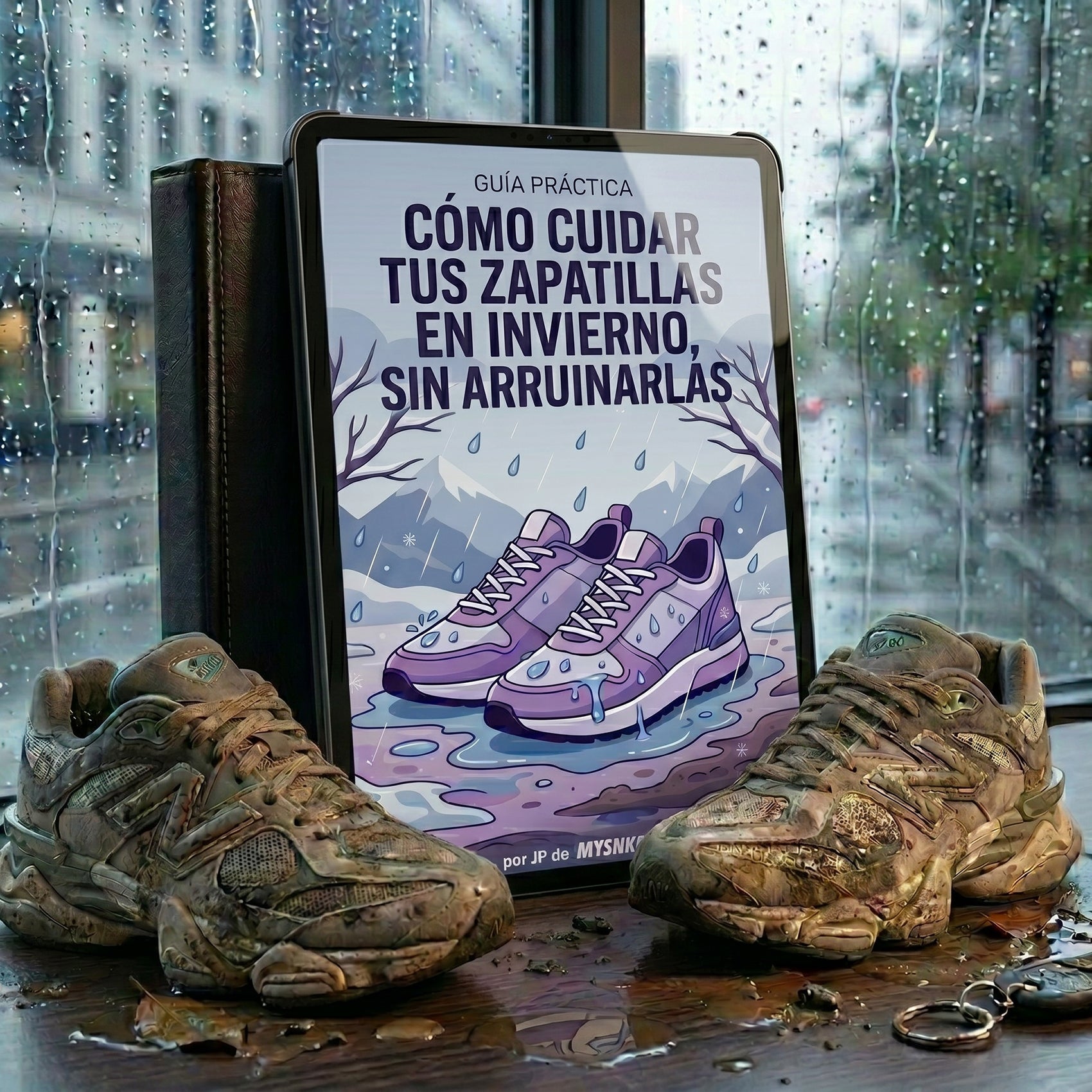 Cómo limpiar barro de zapatillas en invierno sin dañar materiales