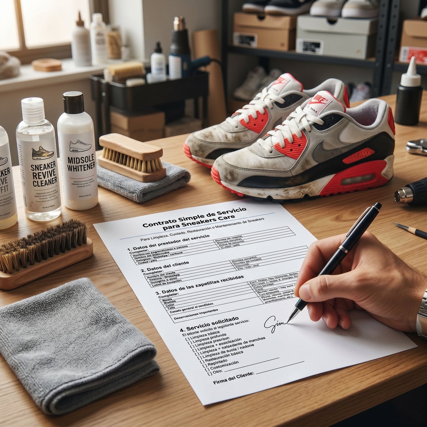Ebook Pack Emprendedor Sneaker — Guías y Plantillas para Negocios de Limpieza de Zapatillas